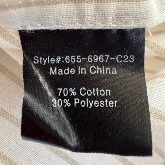 NWOT JENNI KAYNE
Willow Blouse in Putty Stripe L - Picture 9 of 10